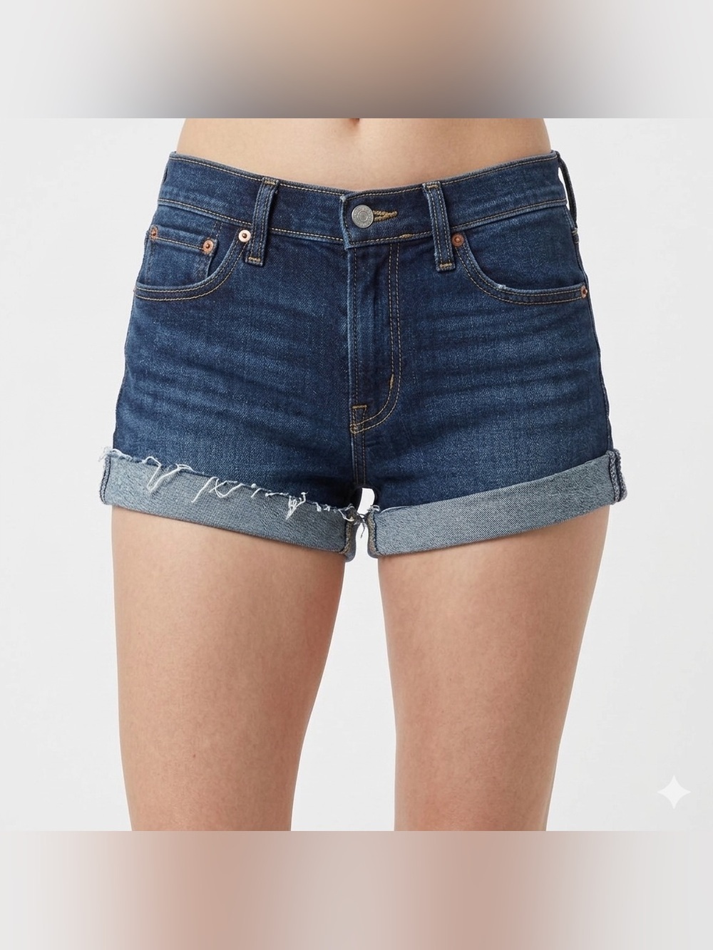 Levi's High Rise Denim Jean Shorts Size 26